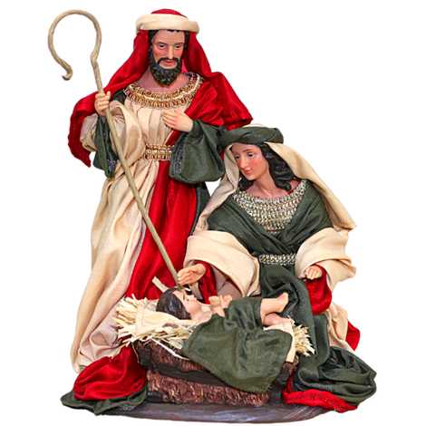 IMAGEM-RESINA-SAGRADA-FAMILIA-30-CM-TECIDO