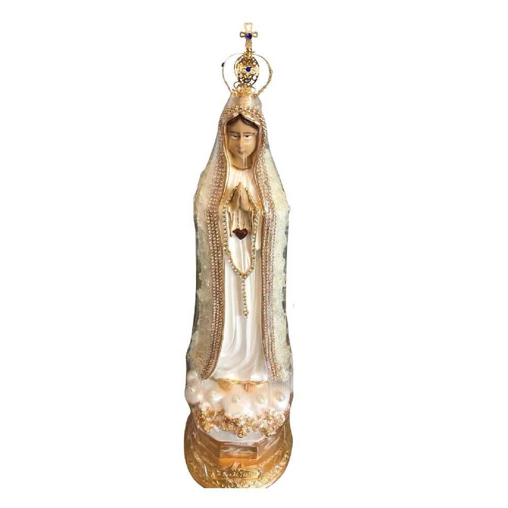 IMAGEM-GESSO-N-SRA-DE-FATIMA-40CM-BORDADO