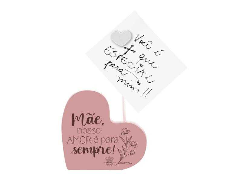 PLACA-DE-MESA-COM-PORTA-RECADO-MAE-NOSSO-AMOR...BORBOLETA-13X7,5X3